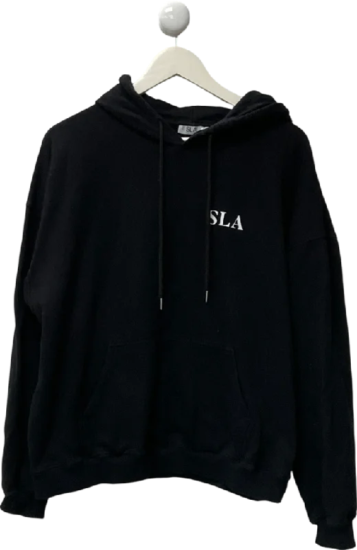 Lounge HoodiesSLA the label Black Logo Hoodie UK S