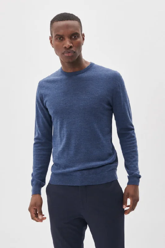 CrewnecklifestyleMARGRATE MERINO CREW NECK SWEATER