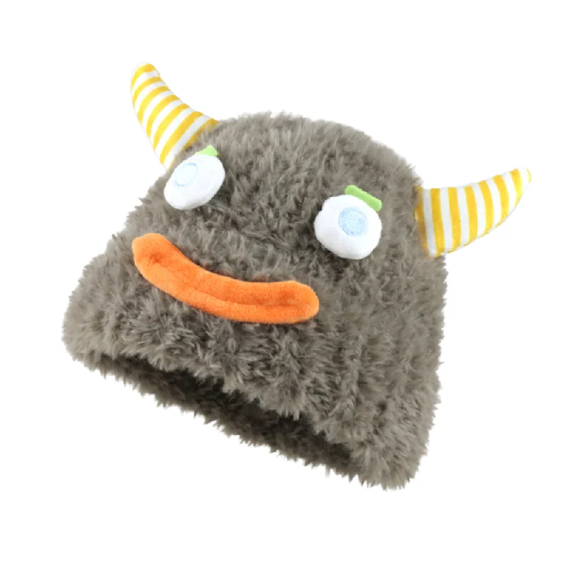 Plus size women's bohemian topsCUTE Demon Sausage Plush Hat