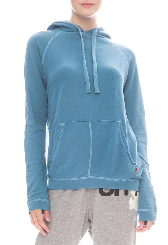 Glitter SweatshirtsFREE CITY Superfluff Lux Pullover Hoodie in Scrubsblue