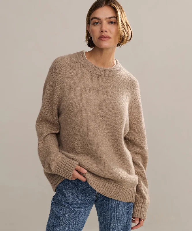 Cashmere Oversized Crewneck