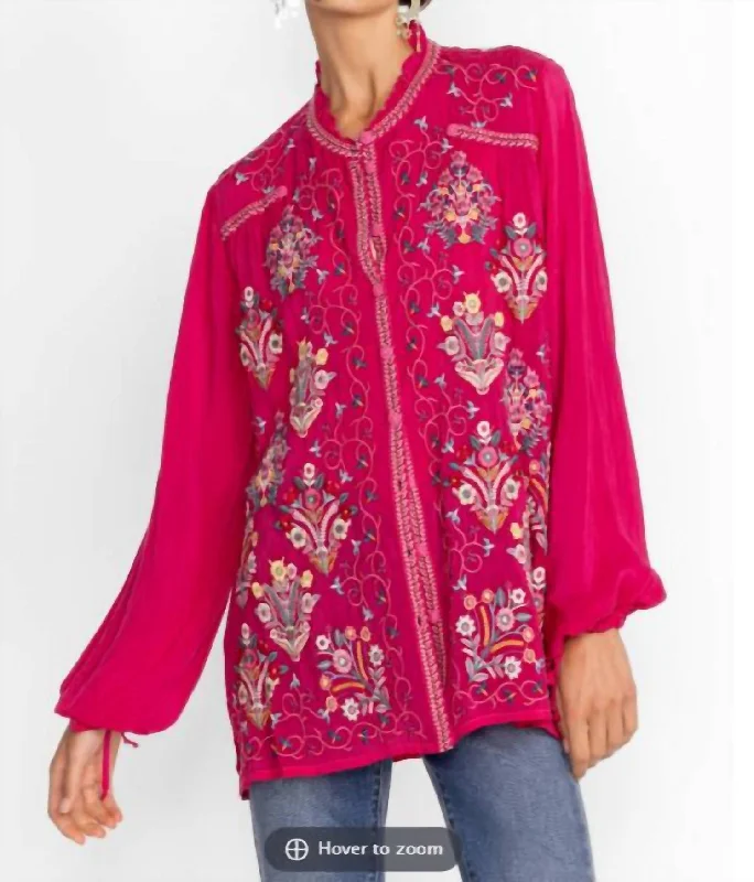 Bertha Blouse In PinkCultural Shirts