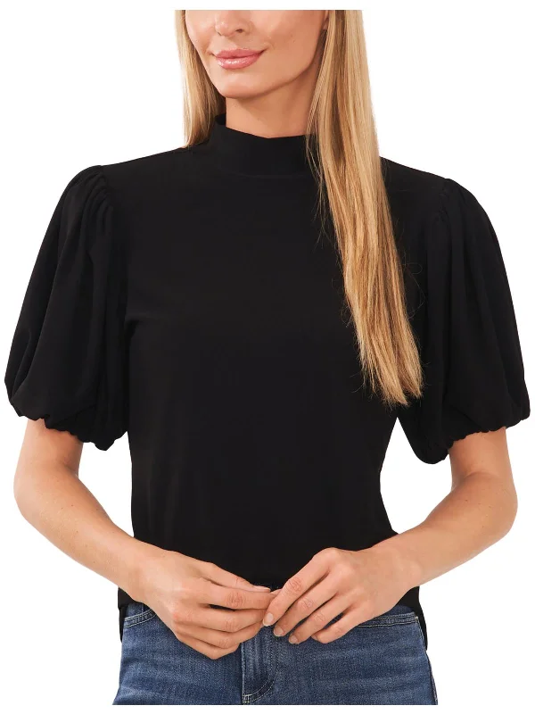 Womens Ruffled Puff Sleeve BlouseQuick-Dry Shirts