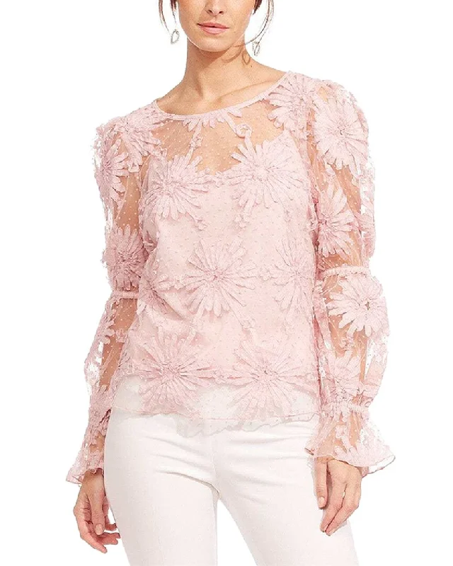 Eva Franco Lace Floral BlouseFringed Shirts