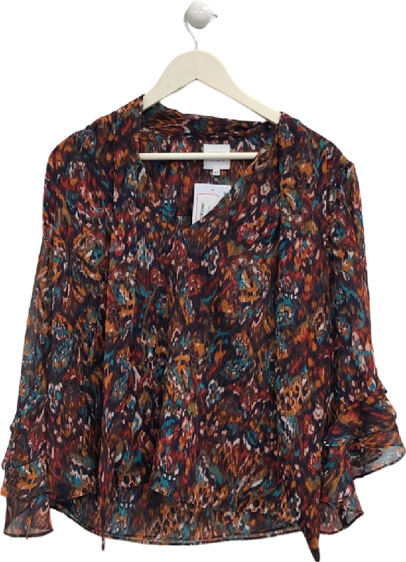 MISA Los Angeles Multi-Colour Printed Blouse UK XSLinen Shirts