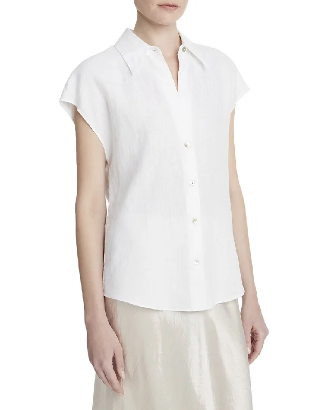 Vince Button Down BlouseUV-Protection Shirts