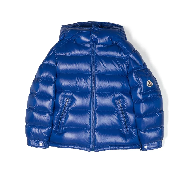 Blue Padded Maya JacketMetallic Jackets