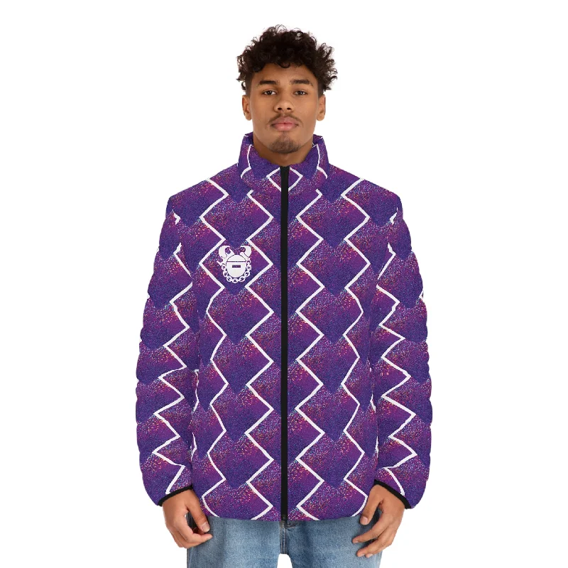 Puffer Jacket - Purple SparkleFlannel Jackets