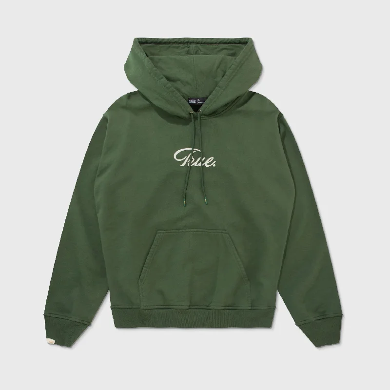 Sleep HoodiesCurvy Logo Hoodie - Military Green