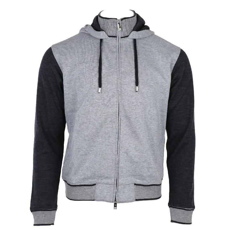 Microfleece HoodiesKnitted Fully Zippered Jogging Hoodie