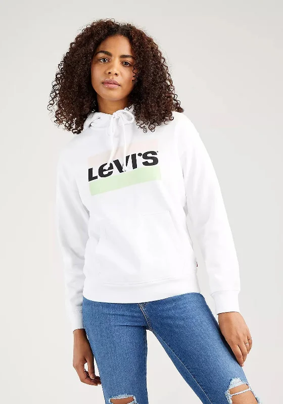 Polyester Knit TopsLevis® Standard Graphic Print Logo Sweater White