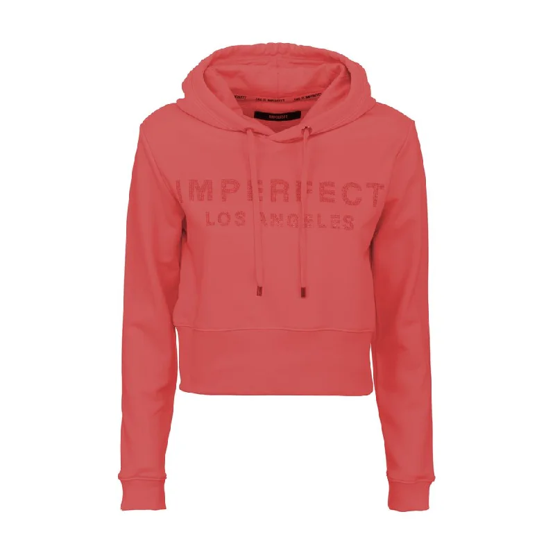 Luxury HoodiesImperfect Red Cotton Women's Hoodie