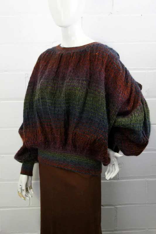 Large women's long topsVintage 1980s Missoni Mohair Oversized Sweater