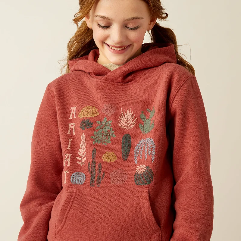 Tie-Dye HoodiesAriat Girl's Southwest Collections Marsala Hoodie 10053887