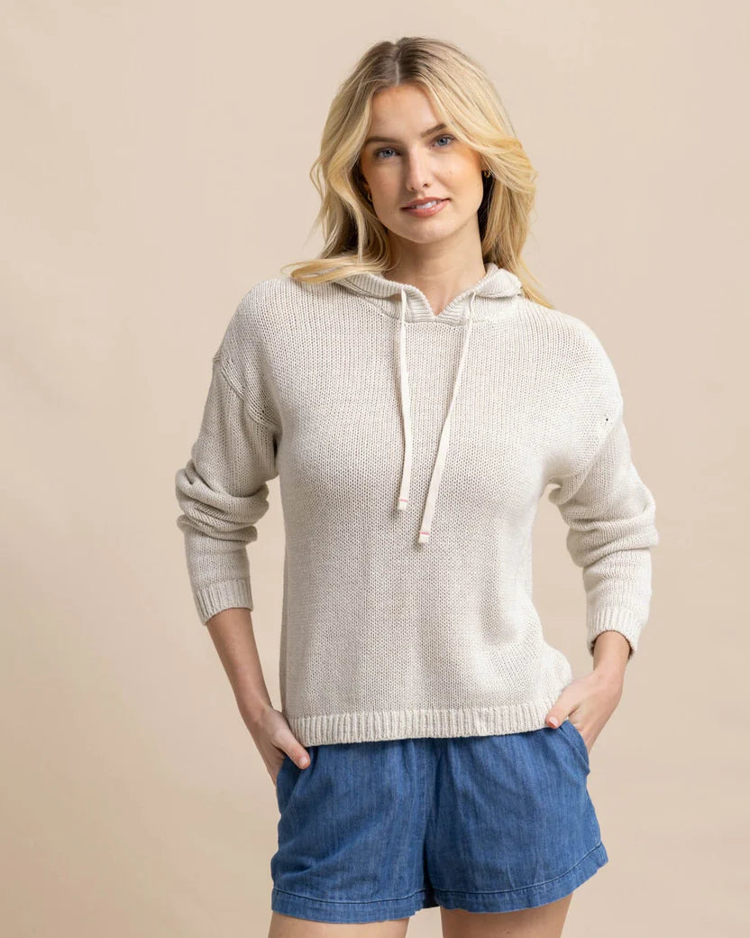 Longline HoodiesSouthern Tide Women's Everlee Hoodie Sweater - Stone