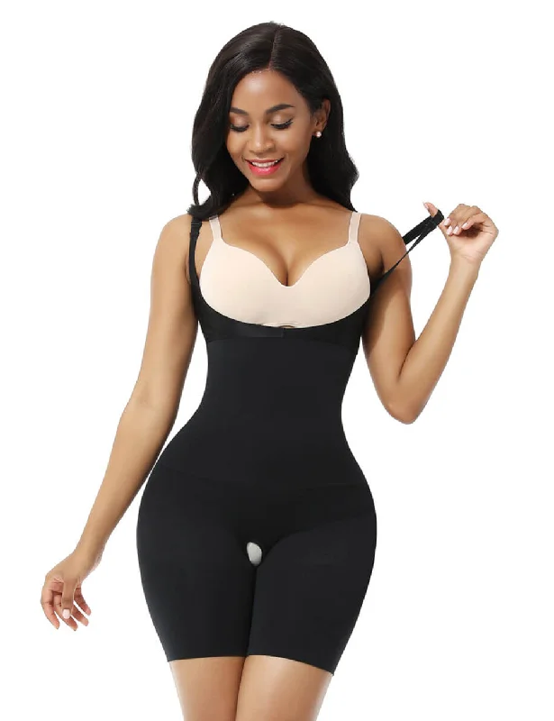 Large women's warm topsWomen Plus Size Open Bust Seamless Shapewear