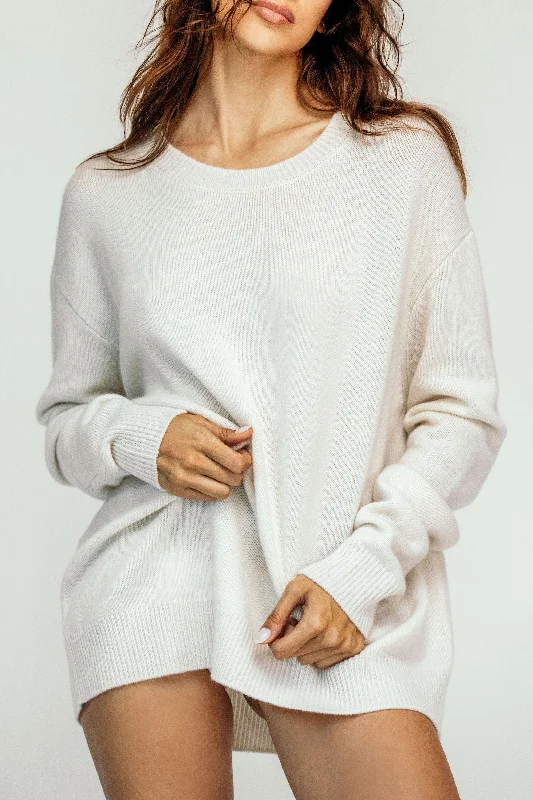 Women's thin topsETERNE~ James oversized cashmere top ES111